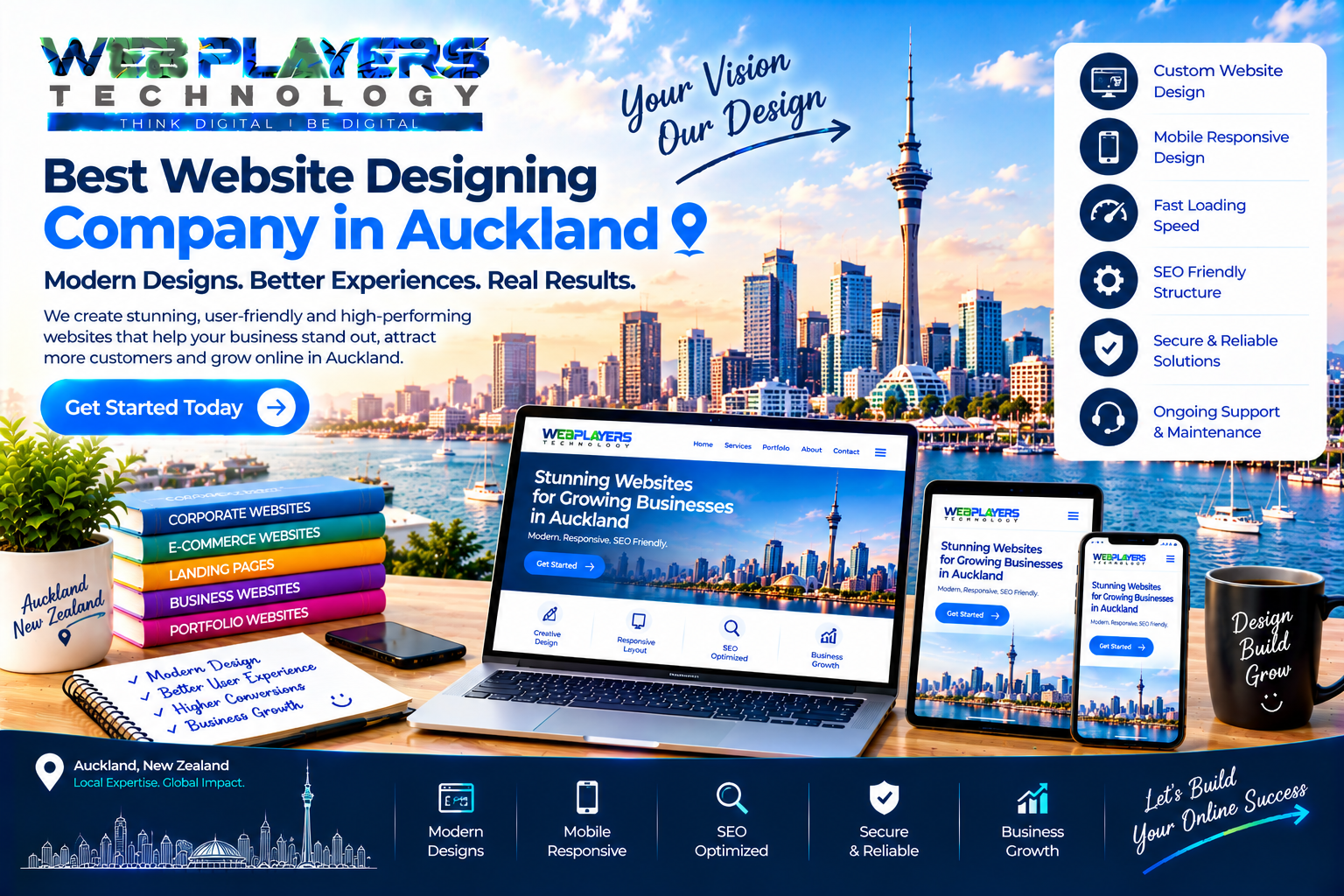 Best Website Designing Company in Auckland for Online Success